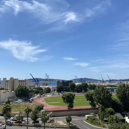 Apartment La Cle Clim, Wifi, Vue Port Et Balcon Toulon